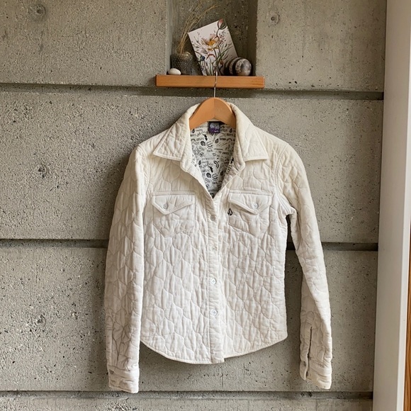 RARE Volcom Quilted MicroCord Jacket / Shacket - Picture 1 of 14
